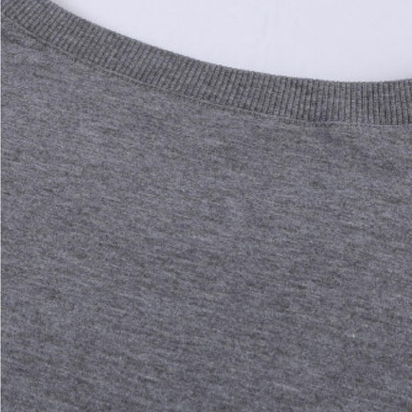 Grey Fleece Pullover Sweatshirt - Picture 10 of 11